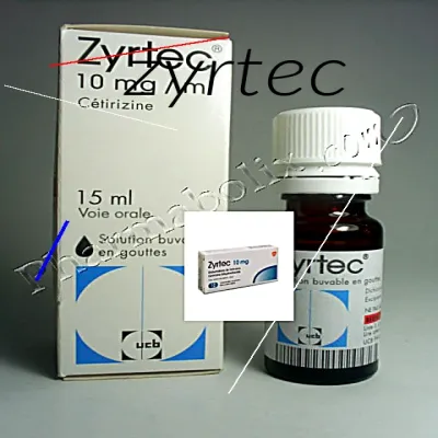 Prix zyrtec comprimé